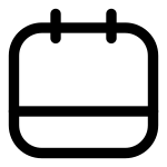 Calendar Empty SVG Icon